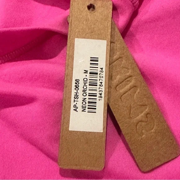 (Sold) Skims Fits Everybody Super Cropped T Shirt Neon Orchid Pink Size Medium - Picture 5 of 5